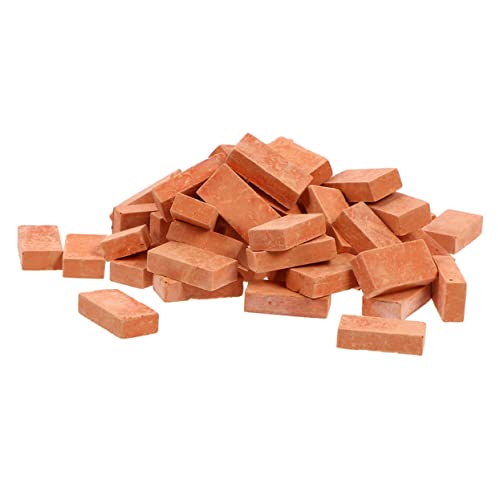 HAWILLOSCH 3 Simulierte Mikrolandschaftssteine Kleine Modellsteine Mini-bausteine Kleine Ziegel Realistische Gefälschte Ziegel Miniatur-Ziegel-puppenhaus Miniaturen-bausatz Rot Ton HAWILLOSCH 3 Simulierte Mikrolandschaftssteine Kleine Modellsteine Mini-bausteine Kleine Ziegel Realistische Gefälschte Ziegel Miniatur-Ziegel-puppenhaus Miniaturen-bausatz Rot Ton von HAWILLOSCH