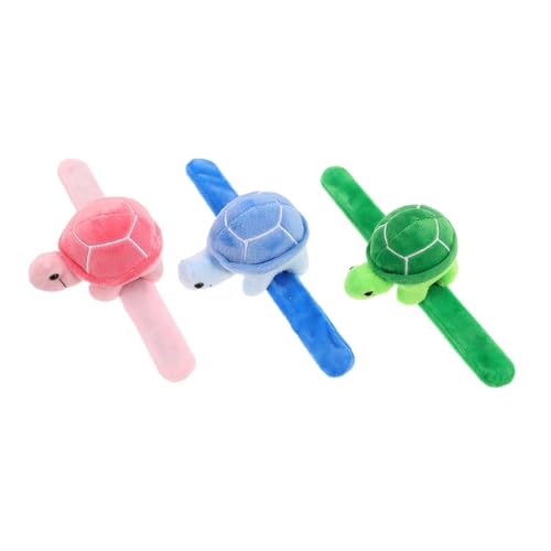 HAWILLOSCH 3 Stück Schildkrötenarmband Partyartikel Für Preise Im Klassenzimmer Für Kleine Mädchen Animal-slap-armband Gefülltes Schlagarmband Komfortspielzeug Kurzer Plüsch HAWILLOSCH 3 Stück Schildkrötenarmband Partyartikel Für Preise Im Klassenzimmer Für Kleine Mädchen Animal-slap-armband Gefülltes Schlagarmband Komfortspielzeug Kurzer Plüsch von HAWILLOSCH