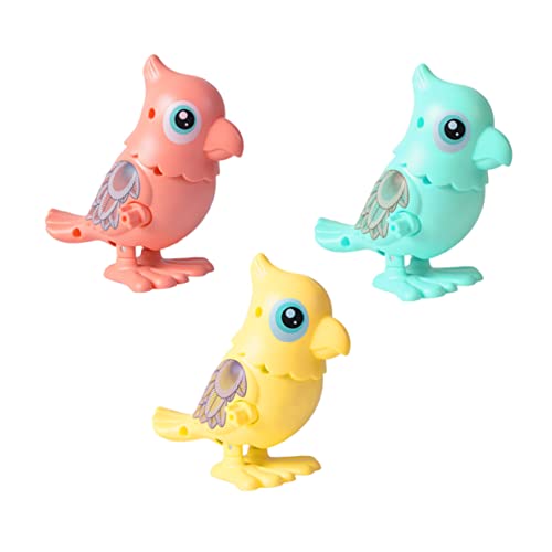 HAWILLOSCH 3 Stück Springendes Papageienspielzeug Hähnchen-aufziehspielzeug Cartoon- Zum Aufziehen Aufziehspielzeug Huhn Tierisches Aufziehspielzeug Bildungsspielzeug Plastik HAWILLOSCH 3 Stück Springendes Papageienspielzeug Hähnchen-aufziehspielzeug Cartoon- Zum Aufziehen Aufziehspielzeug Huhn Tierisches Aufziehspielzeug Bildungsspielzeug Plastik von HAWILLOSCH
