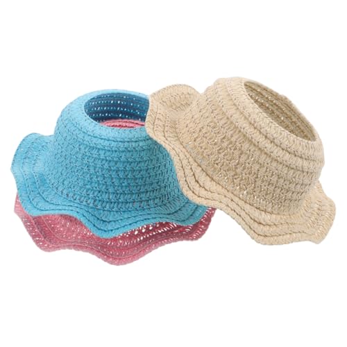 HAWILLOSCH 3 Stück Teiliges Handgefertigte Mini Häkel Strohhüte für Puppen DIY Strandstil Bucket Hats Kostümzubehör für Kreative Bastelprojekte HAWILLOSCH 3 Stück Teiliges Handgefertigte Mini Häkel Strohhüte für Puppen DIY Strandstil Bucket Hats Kostümzubehör für Kreative Bastelprojekte von HAWILLOSCH