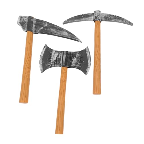 HAWILLOSCH 3 Stück Zwergen-Requisiten Zwerg Cosplay Spitzhacke Zwergen-kostümzubehör Schaumwerke Für Die Leistung Kostüm Schaumstoff-spitzhacke Stützaxt Foam Kostüm Eva HAWILLOSCH 3 Stück Zwergen-Requisiten Zwerg Cosplay Spitzhacke Zwergen-kostümzubehör Schaumwerke Für Die Leistung Kostüm Schaumstoff-spitzhacke Stützaxt Foam Kostüm Eva von HAWILLOSCH