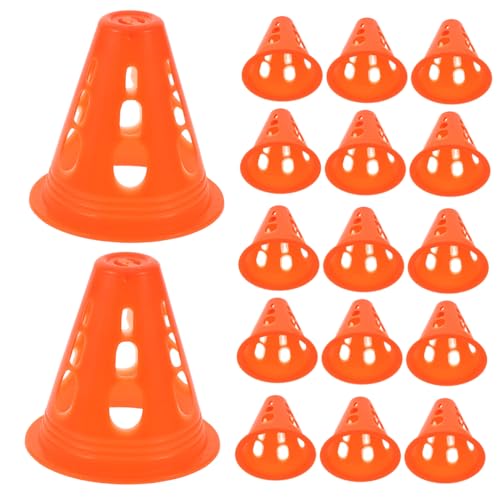 HAWILLOSCH 30 Stück Trainingskegel, Rollschuh-hindernis, Sportkegel, Kunststoff-markierungskegel, Trainingskegel von HAWILLOSCH