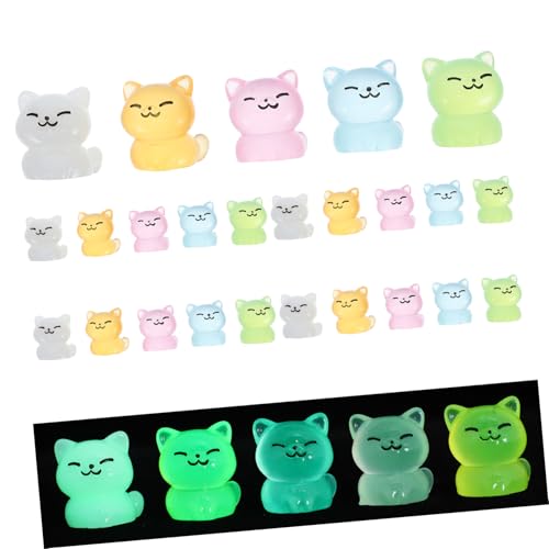 HAWILLOSCH Miniatur-katzenfigur Ornament 30 Stück Mini-Katzen Aus Kunstharz Nachtlicht Für Und Garten HAWILLOSCH Miniatur-katzenfigur Ornament 30 Stück Mini-Katzen Aus Kunstharz Nachtlicht Für Und Garten von HAWILLOSCH