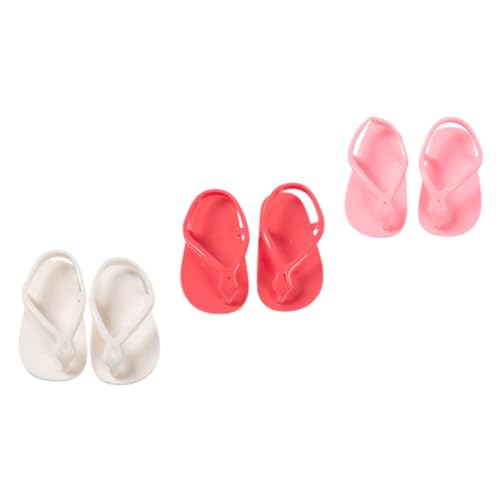 HAWILLOSCH 3Paare Süße Puppenschuhe für Weiße Sandalen Simulation Schuhe für Kreatives für Puppenoutfits und Frühkindliche Bildung HAWILLOSCH 3Paare Süße Puppenschuhe für Weiße Sandalen Simulation Schuhe für Kreatives für Puppenoutfits und Frühkindliche Bildung von HAWILLOSCH