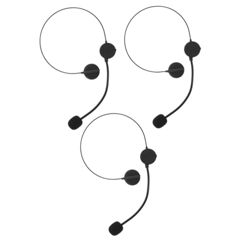 HAWILLOSCH 3Stücke Cosplay Fake Headset Requisite Für Mikrofon Kopfhörer Kostümzubehör Für Karneval Party Und Bühnenauftritte Rollenspiel Zubehör Für Kleine Und Fans von HAWILLOSCH