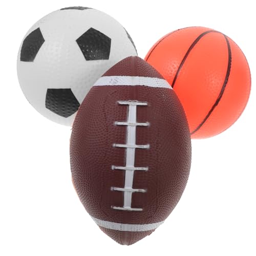 HAWILLOSCH 3Stücke Hüpfbälle für Outdoor Ballspielzeug für Drinnen und Draußen Fußball Basketball und American Football für Jahren HAWILLOSCH 3Stücke Hüpfbälle für Outdoor Ballspielzeug für Drinnen und Draußen Fußball Basketball und American Football für Jahren von HAWILLOSCH