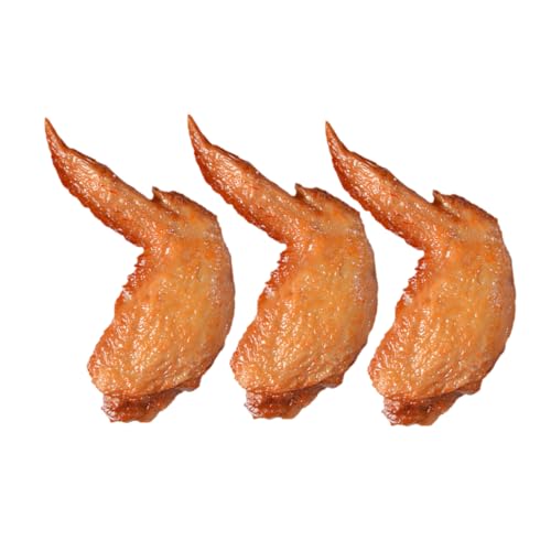 HAWILLOSCH Huhn Hühnerflügel Form Modell PVC Gefälschte Hühnerflügel Für Home Decor Restaurant Display HAWILLOSCH Huhn Hühnerflügel Form Modell PVC Gefälschte Hühnerflügel Für Home Decor Restaurant Display von HAWILLOSCH