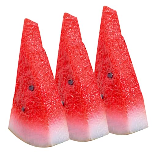HAWILLOSCH 3st Simulierte Wassermelonenscheiben Gefälschte Limettenscheiben Obstschale Künstliche Limetten Wassermelonenschneider Zitronendekor Wassermelonenstücke Obstkorb Lehrhilfe PVC Rot HAWILLOSCH 3st Simulierte Wassermelonenscheiben Gefälschte Limettenscheiben Obstschale Künstliche Limetten Wassermelonenschneider Zitronendekor Wassermelonenstücke Obstkorb Lehrhilfe PVC Rot von HAWILLOSCH