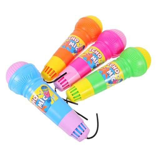 HAWILLOSCH Mikrofone Für Kinder 4 Stück Echo-Spielzeug Realistische Gefälschte Mikrofone Karaoke-Requisiten Für Kinder Sicher Für Partys Mit Fotografie-Requisiten HAWILLOSCH Mikrofone Für Kinder 4 Stück Echo-Spielzeug Realistische Gefälschte Mikrofone Karaoke-Requisiten Für Kinder Sicher Für Partys Mit Fotografie-Requisiten von HAWILLOSCH