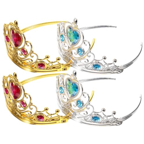 HAWILLOSCH 4 Stück Krone zum Kindergeburtstag Mädchen Prinzessin Stirnband die Krone Party-Kopfschmuck bezaubernde Kopfbedeckung the female party sachen prom Leistungskronen Kinderkronen Harz HAWILLOSCH 4 Stück Krone zum Kindergeburtstag Mädchen Prinzessin Stirnband die Krone Party-Kopfschmuck bezaubernde Kopfbedeckung the female party sachen prom Leistungskronen Kinderkronen Harz von HAWILLOSCH