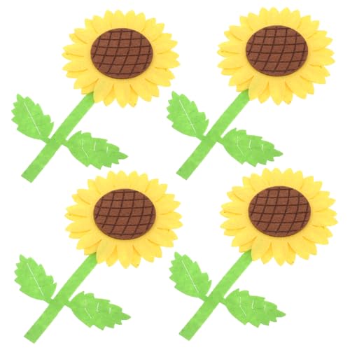 HAWILLOSCH 4 Stück Sonnenblumen-Dekoration naturgetreues Sonnenblumendekor Kinderzimmer Wandkunst Kinderzimmer Tapete kinderzimmer deko Dekorative Wandtattoos Kindergärtendekor Vlies HAWILLOSCH 4 Stück Sonnenblumen-Dekoration naturgetreues Sonnenblumendekor Kinderzimmer Wandkunst Kinderzimmer Tapete kinderzimmer deko Dekorative Wandtattoos Kindergärtendekor Vlies von HAWILLOSCH