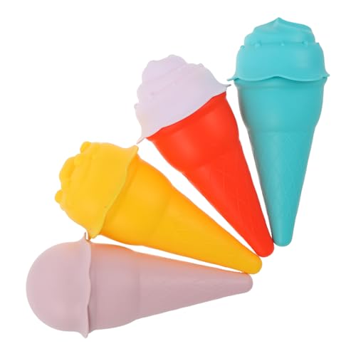 HAWILLOSCH 4 Stück Strandspielzeug Strand- - Für Die Küche Sand-eistüte Eiscreme-sandspielzeug Eisspielzeug Für Gefälschte Eiswaffel Eisformen Sandeisform Plastik HAWILLOSCH 4 Stück Strandspielzeug Strand- - Für Die Küche Sand-eistüte Eiscreme-sandspielzeug Eisspielzeug Für Gefälschte Eiswaffel Eisformen Sandeisform Plastik von HAWILLOSCH