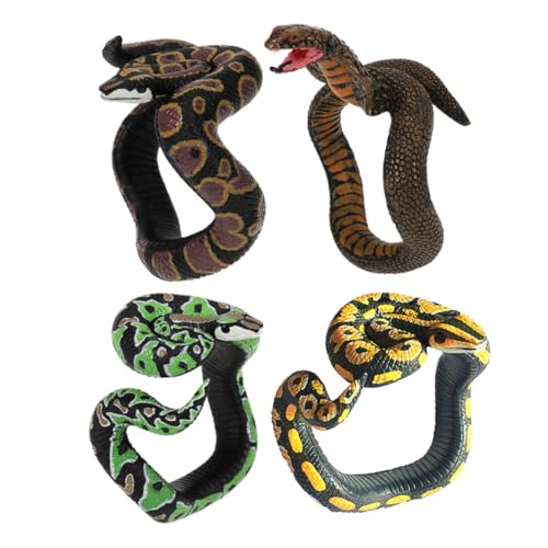 HAWILLOSCH 4 Stück Teiliges Realistisch Gestaltete Schlangen Armbänder aus Täuschend Echte Trickspielzeuge für Halloween Kostümparty Unterricht und Scherzartikel HAWILLOSCH 4 Stück Teiliges Realistisch Gestaltete Schlangen Armbänder aus Täuschend Echte Trickspielzeuge für Halloween Kostümparty Unterricht und Scherzartikel von HAWILLOSCH