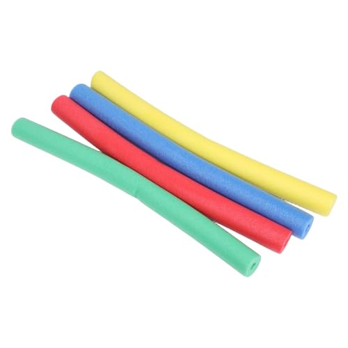 HAWILLOSCH 4 Stücke Hohl Pool Nudeln Schwimmen Nudeln Relais Rennen Versorgung Für Kinder Pool Nudeln Rohre Schwamm Relais Sticks Schule Wettbewerb Sticks von HAWILLOSCH
