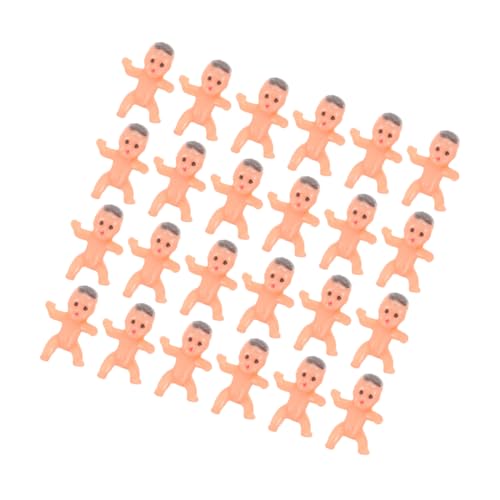 HAWILLOSCH 40Stücke Mini Babypuppen Set aus Kunststoff Dekorative Engel Figuren für Babyparty Vielseitig Einsetzbar oder Party Dekoration Charmante Babyfiguren für Jede von HAWILLOSCH