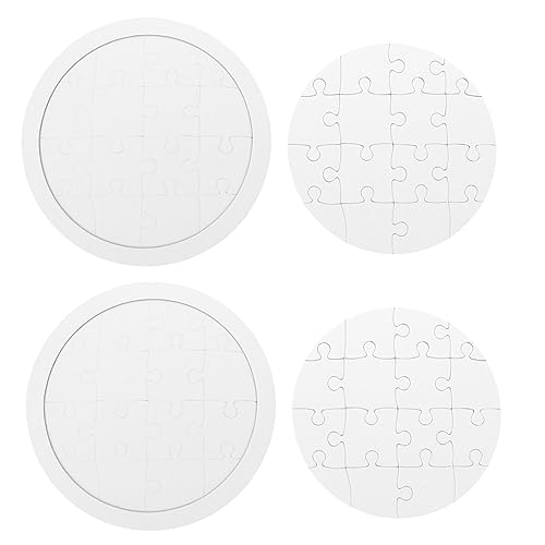 HAWILLOSCH 4Sätze Leere Puzzleteile Zum Ausmalen Und Gestalten Für Kreatives Und Basteln Für Doodle Boards Und Kunstprojekte von HAWILLOSCH