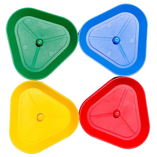 HAWILLOSCH 4Stücke Kartenhalter für Kartenspiele Triangel Design für Senioren Leicht und Tragbar Lösung für Brettspiele und Kartenorganisation von HAWILLOSCH
