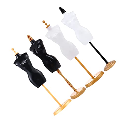 HAWILLOSCH 4Stücke Teiliges Puppen Kleiderständer Abnehmbares Mannequin für Puppen Vielseitige Kleidung Präsentation für DIY Projekte und Puppenmode HAWILLOSCH 4Stücke Teiliges Puppen Kleiderständer Abnehmbares Mannequin für Puppen Vielseitige Kleidung Präsentation für DIY Projekte und Puppenmode von HAWILLOSCH
