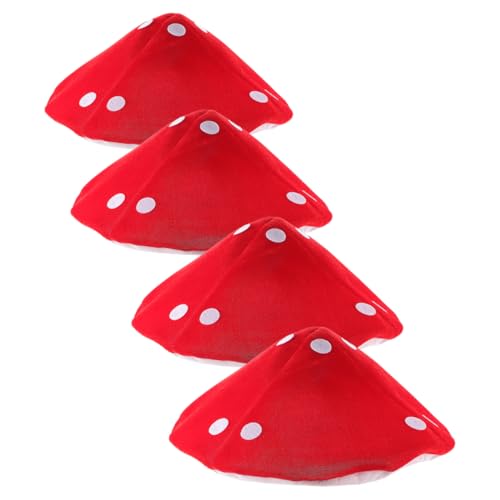 HAWILLOSCH 4pcs Kids Party Hüte Neuheit Pilz Kopfbedeckung Für Geburtstagsfeierlichkeiten Und Fotoshoots Cosplay Prop Pilz Cosplay Kopfbedeckung HAWILLOSCH 4pcs Kids Party Hüte Neuheit Pilz Kopfbedeckung Für Geburtstagsfeierlichkeiten Und Fotoshoots Cosplay Prop Pilz Cosplay Kopfbedeckung von HAWILLOSCH