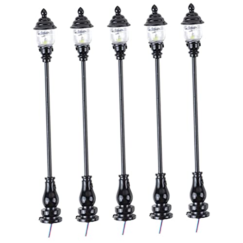 HAWILLOSCH 5 Stück Gartenlichtmodellzubehör sandtisch licht Außen im Freien kleine Lampe Garten Miniaturen Dekoration Miniaturlampe Lampenmodell Lampe Mini Edelstahl Plus abs Schwarz HAWILLOSCH 5 Stück Gartenlichtmodellzubehör sandtisch licht Außen im Freien kleine Lampe Garten Miniaturen Dekoration Miniaturlampe Lampenmodell Lampe Mini Edelstahl Plus abs Schwarz von HAWILLOSCH