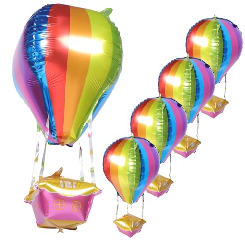 HAWILLOSCH 5 Stück Heißluftballon-dekorationen Rose Neon Geburtstagsdekorationen Pastell Und Für Alles Zum Geburtstag Ballon Blau Hochzeit Party Rosa Aluminiumfolie HAWILLOSCH 5 Stück Heißluftballon-dekorationen Rose Neon Geburtstagsdekorationen Pastell Und Für Alles Zum Geburtstag Ballon Blau Hochzeit Party Rosa Aluminiumfolie von HAWILLOSCH