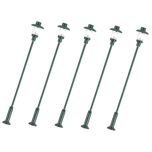 HAWILLOSCH 5 Stück Sandtabellenmodellzubehör Tisch Gartendekoration Outdoor- Mini-lampenmodell Mini-straßenlaternen Dorf Straßenlaterne Modell Mini-gartenlampe Edelstahl Plus Abs Grün HAWILLOSCH 5 Stück Sandtabellenmodellzubehör Tisch Gartendekoration Outdoor- Mini-lampenmodell Mini-straßenlaternen Dorf Straßenlaterne Modell Mini-gartenlampe Edelstahl Plus Abs Grün von HAWILLOSCH