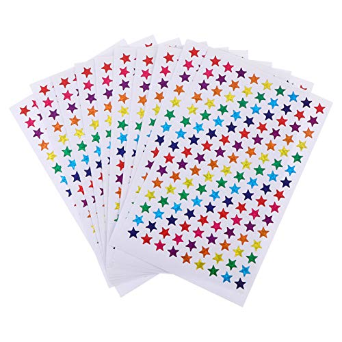 HAWILLOSCH Folien-sternaufkleber 50 Bögen Aufkleber für Jungen und Mädchen Belohnungsaufkleber Aufkleber-Set Aufkleber für Erfolge Einfach Anzubringen Attraktives Design für Schüler und Kinder HAWILLOSCH Folien-sternaufkleber 50 Bögen Aufkleber für Jungen und Mädchen Belohnungsaufkleber Aufkleber-Set Aufkleber für Erfolge Einfach Anzubringen Attraktives Design für Schüler und Kinder von HAWILLOSCH