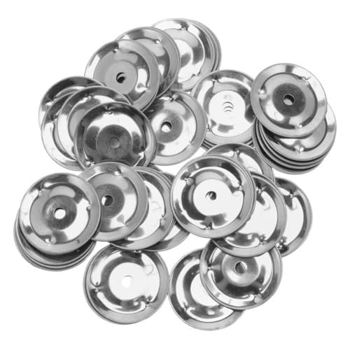 HAWILLOSCH 50 Stück Ching-Ringe, Becken-glockenringe, Percussion-zubehör, Trommel-ersatzteile Für Übungsauftritte Und Aufnahmen von HAWILLOSCH