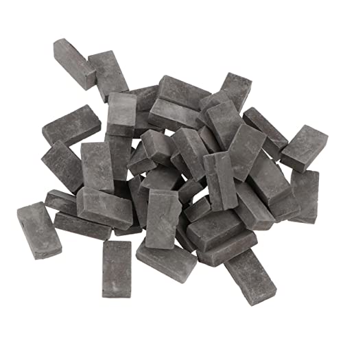 HAWILLOSCH 50 Stück Ziegelmodell Miniatur-Wandziegel Mini-Baustein Miniatur-Ziegelfiguren BAU-Ministeine Ziegel für das Handwerk winzig DIY-Layout-Ziegeldekore Mini-Gartenziegel Ton Dark Grey HAWILLOSCH 50 Stück Ziegelmodell Miniatur-Wandziegel Mini-Baustein Miniatur-Ziegelfiguren BAU-Ministeine Ziegel für das Handwerk winzig DIY-Layout-Ziegeldekore Mini-Gartenziegel Ton Dark Grey von HAWILLOSCH