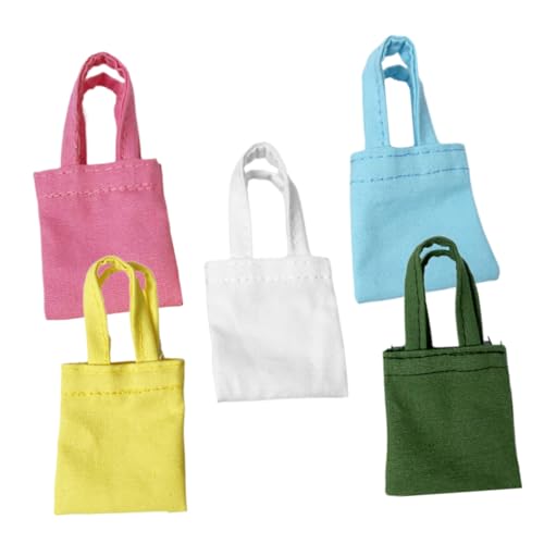 HAWILLOSCH 5Stücke Mini Puppentasche aus Canvas Dekorative Taschen für Puppen und Puppenhäuser Vielseitig Einsetzbar Schlüsselanhänger oder Deko für DIY Projekte und HAWILLOSCH 5Stücke Mini Puppentasche aus Canvas Dekorative Taschen für Puppen und Puppenhäuser Vielseitig Einsetzbar Schlüsselanhänger oder Deko für DIY Projekte und von HAWILLOSCH