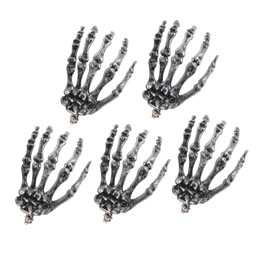 HAWILLOSCH 6 Stück Halloween Skelett Hand Dekorationen Realistische Gruselige Requisiten für Halloween Partys Spukhaus und Horror Themen Events HAWILLOSCH 6 Stück Halloween Skelett Hand Dekorationen Realistische Gruselige Requisiten für Halloween Partys Spukhaus und Horror Themen Events von HAWILLOSCH