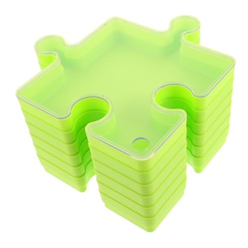 HAWILLOSCH 6 Stück Kinderrätselspeicherbox Tabletts Für Puzzle- -sortiertabletts Tabletts Für DIY-projekte Aufbewahrungsbehälter Für Den Haushalt Puzzle-zubehör Grün Plastik HAWILLOSCH 6 Stück Kinderrätselspeicherbox Tabletts Für Puzzle- -sortiertabletts Tabletts Für DIY-projekte Aufbewahrungsbehälter Für Den Haushalt Puzzle-zubehör Grün Plastik von HAWILLOSCH