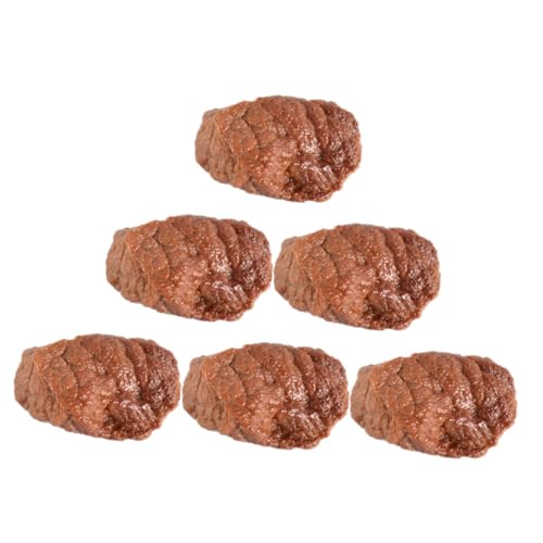 HAWILLOSCH 6 Stück Rindfleisch Modell Simulation Rindfleisch Dekoratives Lebensmittelmodell Rindfleisch Modell Fleischdekoration Westliche Küche Künstliches Lebensmittel HAWILLOSCH 6 Stück Rindfleisch Modell Simulation Rindfleisch Dekoratives Lebensmittelmodell Rindfleisch Modell Fleischdekoration Westliche Küche Künstliches Lebensmittel von HAWILLOSCH