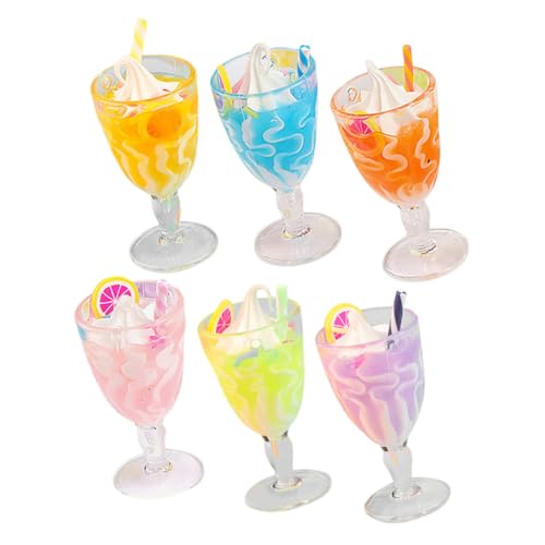 HAWILLOSCH 6Stücke Mini Eisbecher Modelle Künstliche Dekoration für Puppenhaus Gefälschte Eisbecher Requisite DIY Szenen Accessoires HAWILLOSCH 6Stücke Mini Eisbecher Modelle Künstliche Dekoration für Puppenhaus Gefälschte Eisbecher Requisite DIY Szenen Accessoires von HAWILLOSCH
