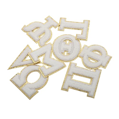 HAWILLOSCH Detaillierte Bestickte Griechische Alphabet-Patches Buchstaben-Patches Für Hemden Jeans HAWILLOSCH Detaillierte Bestickte Griechische Alphabet-Patches Buchstaben-Patches Für Hemden Jeans von HAWILLOSCH