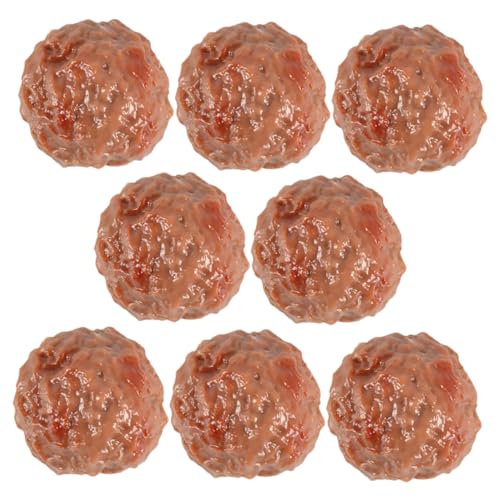 HAWILLOSCH 8 Stück Simulierte Rindfleisch Bällchen Requisiten Streichspielzeug Künstliche Lebensechte Fleischbällchen Realistisches Rindfleisch Fleischbällchen Modell HAWILLOSCH 8 Stück Simulierte Rindfleisch Bällchen Requisiten Streichspielzeug Künstliche Lebensechte Fleischbällchen Realistisches Rindfleisch Fleischbällchen Modell von HAWILLOSCH