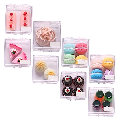 HAWILLOSCH 8Sätze Teiliges Dessert Modell für Puppenhaus Realistische Mini Kuchen Brot und Donuts Deko für Mini Szenen und Kreative Requisiten HAWILLOSCH 8Sätze Teiliges Dessert Modell für Puppenhaus Realistische Mini Kuchen Brot und Donuts Deko für Mini Szenen und Kreative Requisiten von HAWILLOSCH