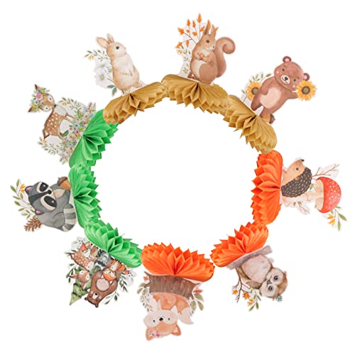 HAWILLOSCH 9 Stück Tierparty Ornamente Hochzeit Dekorationen Bienenwabe Kindergarten wabenförmiges Herzstück Wabendekor Cartoon Wabenschmuck Dessert Wabenzentrum 350 g weißer Karton HAWILLOSCH 9 Stück Tierparty Ornamente Hochzeit Dekorationen Bienenwabe Kindergarten wabenförmiges Herzstück Wabendekor Cartoon Wabenschmuck Dessert Wabenzentrum 350 g weißer Karton von HAWILLOSCH