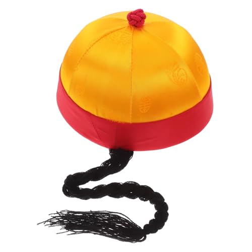 HAWILLOSCH Alter Hut Chinesischer Kostümhut Chinesische Hüte Für Männer Chinesisches Kostüm Für Männer Alter Chinesischer Hut Traditionelle Chinesische Kostüme Porzellankostüm Brokatstoff HAWILLOSCH Alter Hut Chinesischer Kostümhut Chinesische Hüte Für Männer Chinesisches Kostüm Für Männer Alter Chinesischer Hut Traditionelle Chinesische Kostüme Porzellankostüm Brokatstoff von HAWILLOSCH