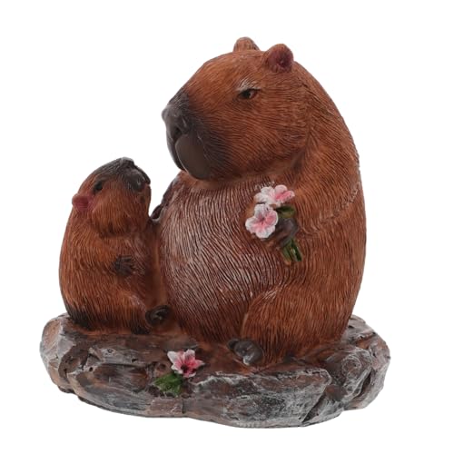 HAWILLOSCH Animalfigur Harz Capybara Figur Für Wissenschaftsprojekt Capybara Lernpädagogische Spielzeug Geburtstagstorte Für Kinder HAWILLOSCH Animalfigur Harz Capybara Figur Für Wissenschaftsprojekt Capybara Lernpädagogische Spielzeug Geburtstagstorte Für Kinder von HAWILLOSCH