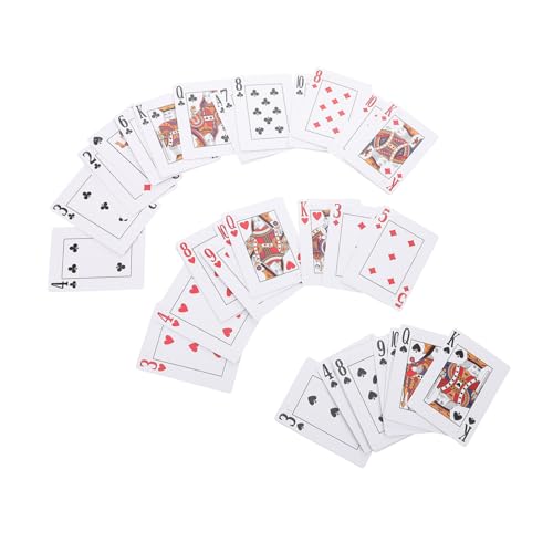 HAWILLOSCH Braille-Alphabet-Spielkarten Großes Braille- für Blinde Erwachsene und Jungen und Mädchen Riesiges Kartenspiel für Spiele von HAWILLOSCH