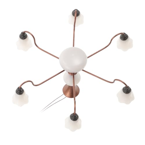 HAWILLOSCH Deckenlampe Modell Licht Ornament für Puppenhaus und Mikro Szenen Dekorative Hängelampe Handgefertigtes Design für Wohnzimmer und Büro Warmes Licht für Kreative HAWILLOSCH Deckenlampe Modell Licht Ornament für Puppenhaus und Mikro Szenen Dekorative Hängelampe Handgefertigtes Design für Wohnzimmer und Büro Warmes Licht für Kreative von HAWILLOSCH