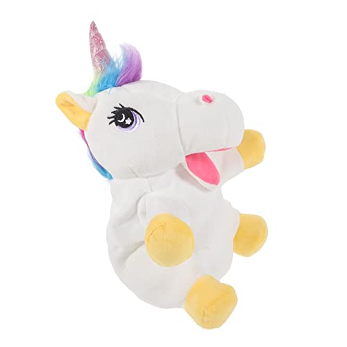 HAWILLOSCH Dekorative Handpuppe Einhorn Kreatives Geschichtenerzählen mit Realistischer Kuschelqualität Interaktive Handpuppe aus Natürlichem Material für Eltern Bindung HAWILLOSCH Dekorative Handpuppe Einhorn Kreatives Geschichtenerzählen mit Realistischer Kuschelqualität Interaktive Handpuppe aus Natürlichem Material für Eltern Bindung von HAWILLOSCH