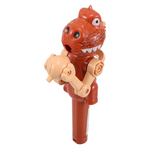 HAWILLOSCH Dinosaurier Form Lollipop Roboter Kreative Essen Lollipop Roboter Lutscher Halter Lustige Lutscher Halter Roboter Spielzeug Süßigkeiten Halter Für Kinder Kinder von HAWILLOSCH