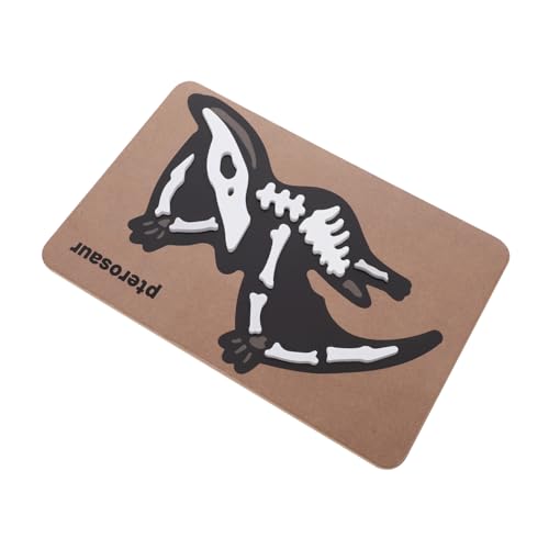 HAWILLOSCH Dinosaurier Holzpuzzle Fossilienknochen Montessori Puzzle Für Jahre Kognitive Entwicklungsspielzeug Mit Dinosaurier-Skelett-Design Aus Natürlichem Holz von HAWILLOSCH
