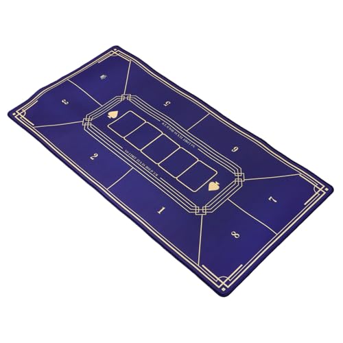 HAWILLOSCH Faltbare Pokerkarten-tischplatte Mit Layout, Tragbare Anti-rutsch-brettspielmatte, Poker-tischplatte Für Pokerabende, Themenpartys, Urlaubstreffen, Blau HAWILLOSCH Faltbare Pokerkarten-tischplatte Mit Layout, Tragbare Anti-rutsch-brettspielmatte, Poker-tischplatte Für Pokerabende, Themenpartys, Urlaubstreffen, Blau von HAWILLOSCH