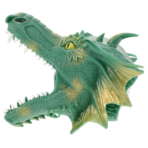 HAWILLOSCH Fliegendes Drachen-handpuppenspielzeug Marionette Tierpuppen Geschichtenerzählendes Handpuppenspielzeug Handpuppen Für Kinder Handspielzeug Handpuppe Spielzeug Green von HAWILLOSCH