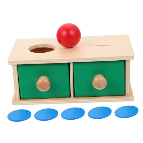 HAWILLOSCH Frühpädagogisches Montessori Lernspielzeug Holz Lehrmittel Feinmotorik Handkoordination für Kleinkinder Jungen Mädchen Ab Jahren von HAWILLOSCH