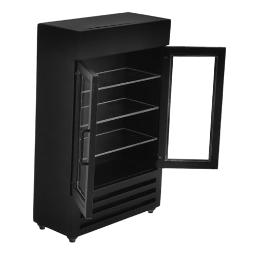 HAWILLOSCH Gefrierschrank Modell Realistisches Mini Miniaturspielzeug Dekoration für Puppenhäuser und DIY Projekte Langlebigem Leicht HAWILLOSCH Gefrierschrank Modell Realistisches Mini Miniaturspielzeug Dekoration für Puppenhäuser und DIY Projekte Langlebigem Leicht von HAWILLOSCH