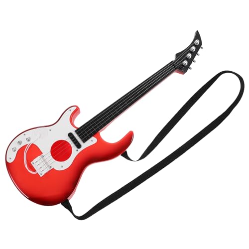 HAWILLOSCH Gitarrenspielzeug Für Spielzeuge Musikinstrumente Elektrische Musikgitarre Lustiges Musikalisches Gitarre Simulations-Ukulele- Abs von HAWILLOSCH